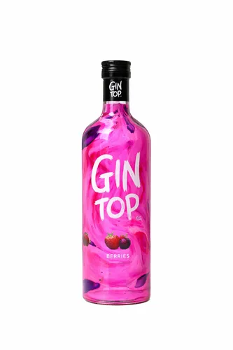 Gin top saborizado 950 ml morango 