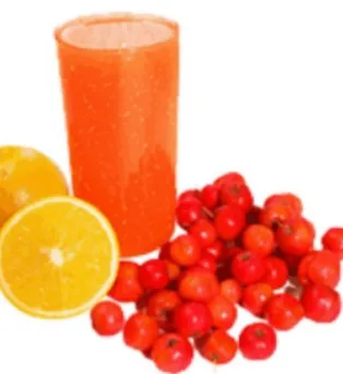 Suco de laranja com acerola