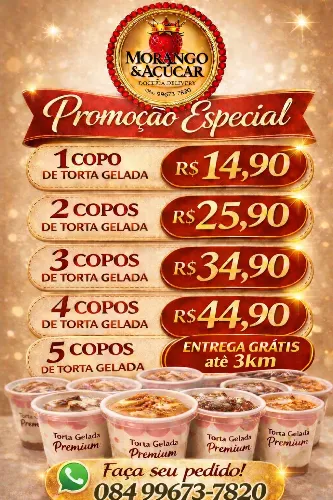 Escolha o sabor disponível, e leve mais por menos.