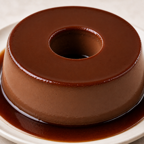 Pudim chocolate 