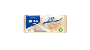 Barra de chocolate lacta laka chocolate branco 80g 