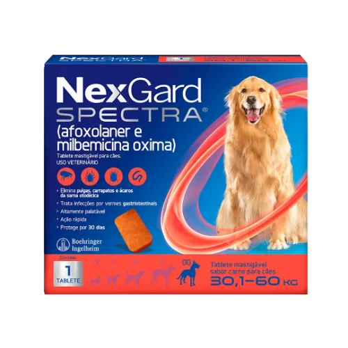 NexGard Spectra para Cães de 30,1 a 60 Kg