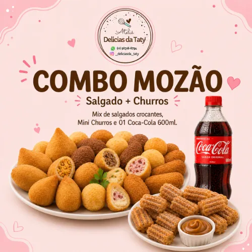 Combo Mozão (Salgado + Churros) 👩‍❤️‍👨