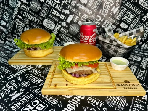 2 MARECHAL SALAD + Fritas + Coca lata
