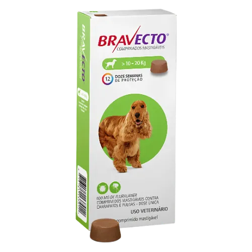Bravecto para Cães de 10 a 20 Kg
