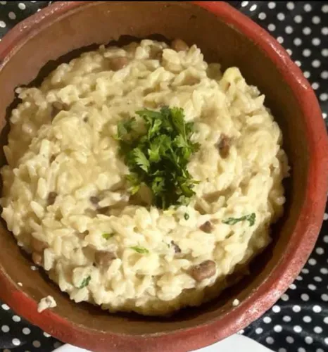Porção de baião cremoso