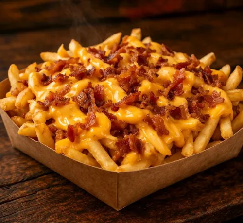 Batata c/ Cheddar e Bacon