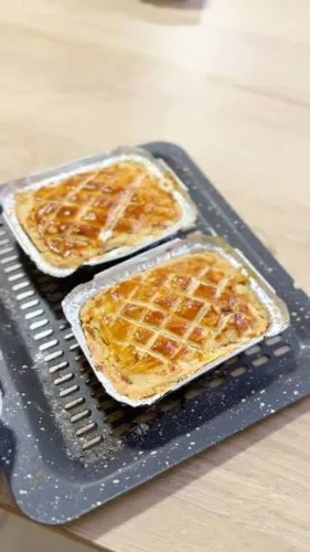 Empadão de frango com requeijão